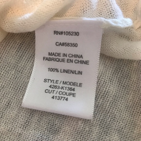 JOIE | Lg | LUXURIOUS LINEN | Tassel Ties - Picture 10 of 10